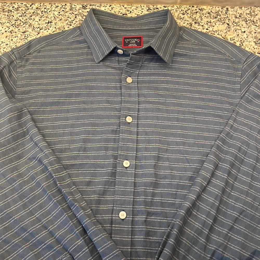UNTICKit Button Down Shirt- Size Large